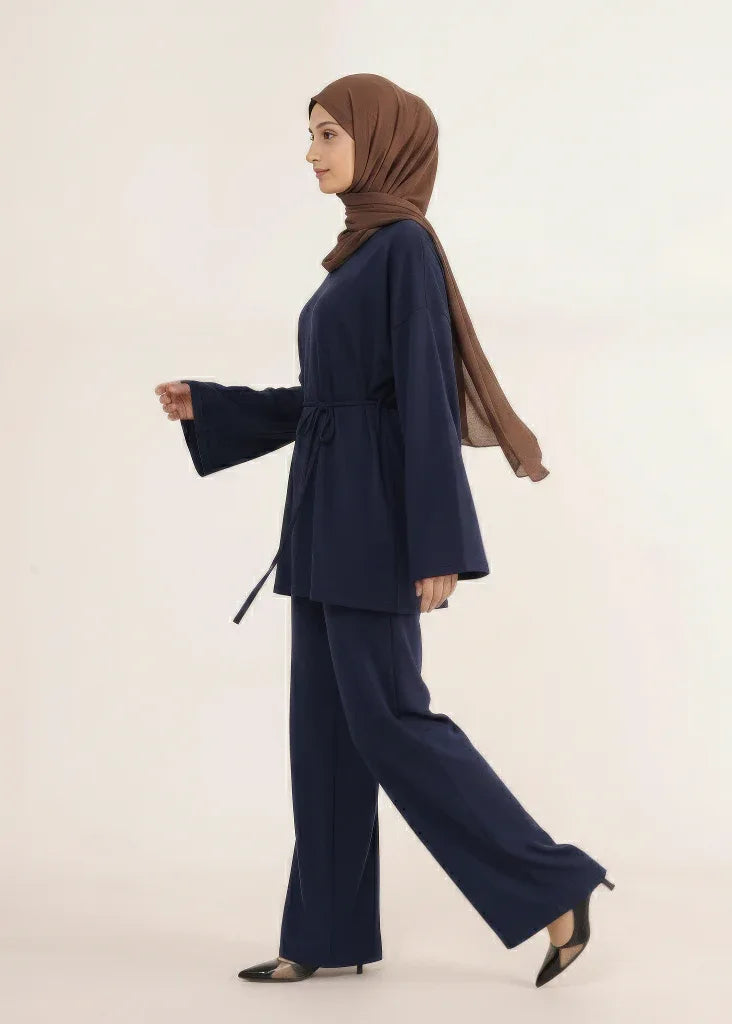 Minimal Cotton Set Navy - Zailarah