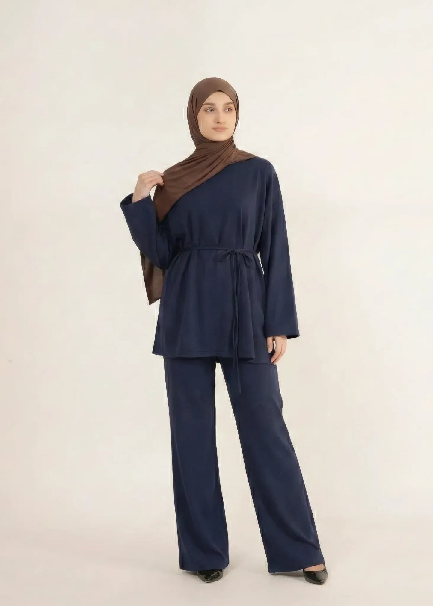 Minimal Cotton Set Navy - Zailarah